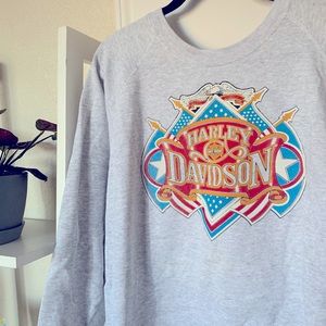 VINTAGE 🧿 Harley Davidson graphic crewneck sweatshirt